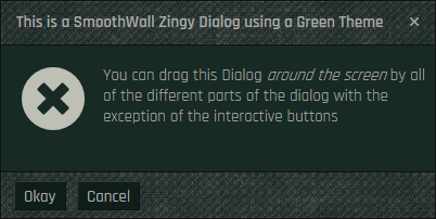My Green Theme featured SmoothWall Skin example Zingy